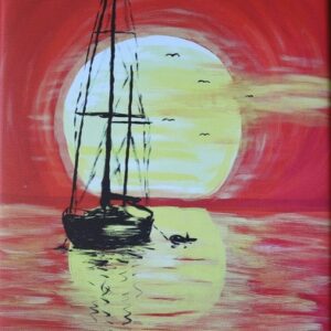 Sonnenuntergang am Meer