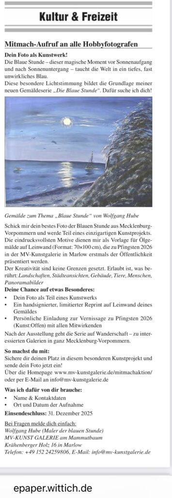 Kurier-Artikel – Dienstag, 20. Mai 2025